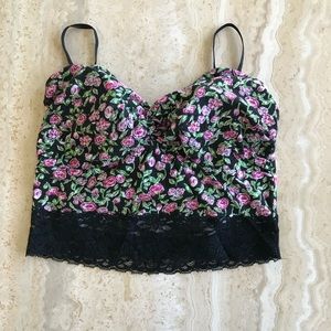 BOZZOLO ROSE DESIGN CAMISOLE - SIZE SMALL